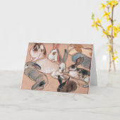 バニー！ カード (黄色い花)