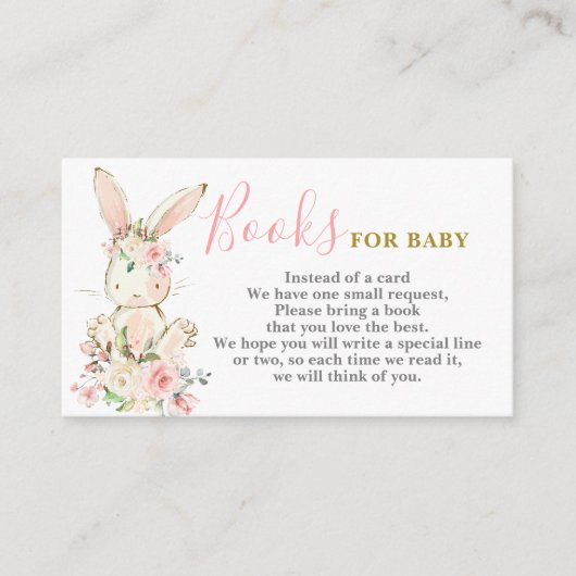 . .バニー・ガールがブックカードを持ってくる エンクロージャーカード (正面)