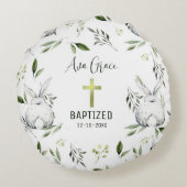 バニー・クロスとのバプテスマ ラウンドクッション (裏面)