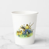 バニー&シックスヴィンテージスタイルイースター 紙コップ (裏面)