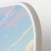 バニー&スクの美しい可愛いピックボールパドル ピックルボールラケット (左詳細)