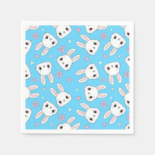 バニー スタンダードカクテルナプキン (正面)