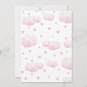 バニー&スターベビーガールイスラムAqiqa Aqeqa 招待状 (裏面)