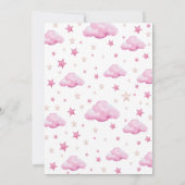 バニー&スターベビーガールブラックイスラムAqiqa Aqeqa 招待状 (裏面)