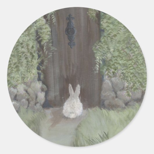 バニー・ステッカー ラウンドシール (正面)