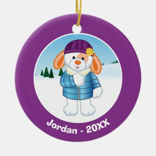 バニー セラミックオーナメント (正面)