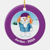 バニー セラミックオーナメント (裏面)