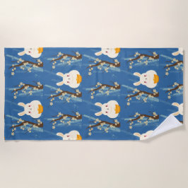 バニー・チャイネス ビーチタオル