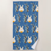 バニー・チャイネス ビーチタオル (正面)