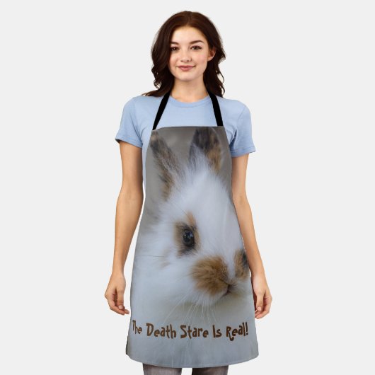 バニー・デス・スタイ実在ルだ!独自の写真を追加 エプロン (着用した状態)