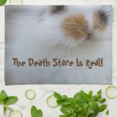 バニー・デス・スタイ実在ルだ!独自の写真を追加 キッチンタオル (折り畳み)