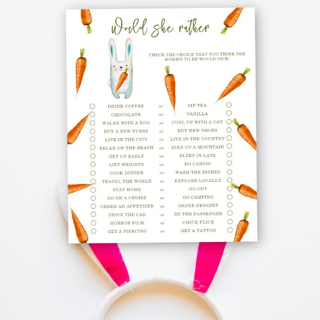 バニー&ニンジン – 彼女はむしろ – ベビーゲーム (クリエイターアップロード済み)