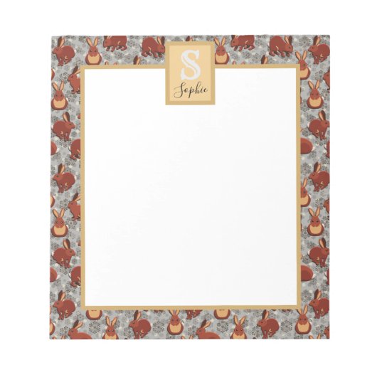 バニー ノートパッド (正面)