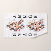 バニー バスタオルセット (ハンドタオル)
