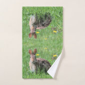 バニー バスタオルセット (ハンドタオル)