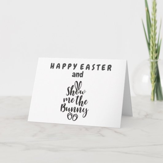 バニー/バニー・ホップを見る**ハッピーイースター** カード (正面)