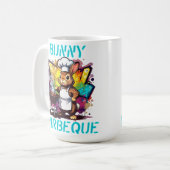 バニー・バーベキュー コーヒーマグカップ (正面左)