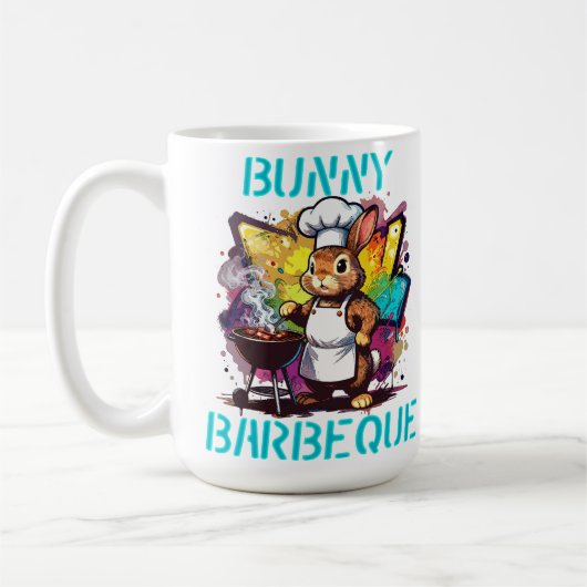 バニー・バーベキュー コーヒーマグカップ (左)