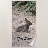 バニー ビーチタオル (正面)