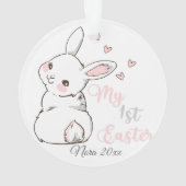 バニー・ファースト・イースター オーナメント (裏面)