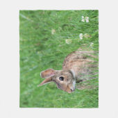 バニー フリースブランケット (正面)