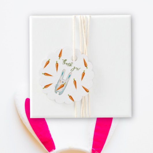 バニー・ベビー・シャワー感謝してい- you フェイバータグ