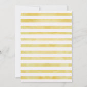 バニー·ベ男女兼用ビー·シャワーの招待 招待状 (裏面)