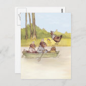 バニー・ボーイズはボートに行く ポストカード (正面/裏面)