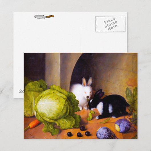 バニー ポストカード (正面/裏面)