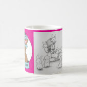 バニー・マグアートをPandabunnyに捨てる コーヒーマグカップ (中央)