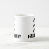 バニー-マグ--を恐れて下さい コーヒーマグカップ (中央)