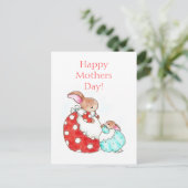 バニー・マザーの日はがき ポストカード (スタンド正面)