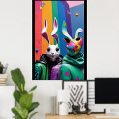 バニー・モーメントに巻き込まれる ポスター (ホームオフィス)