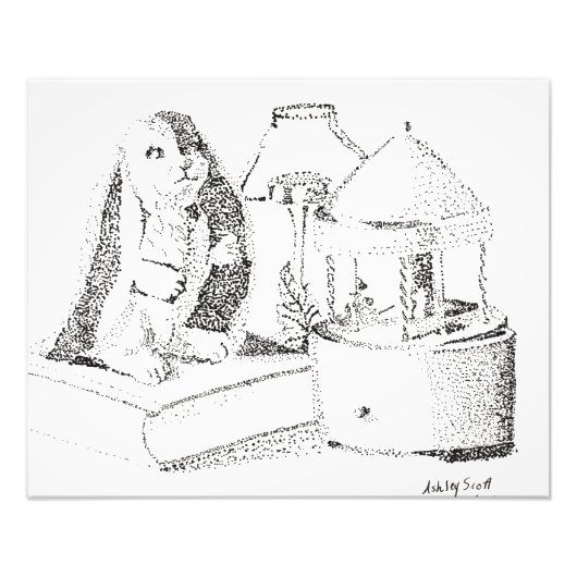 バニー モーメント フォトプリント (正面)