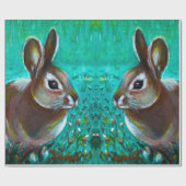 バニー ラッピングペーパー (フラット)