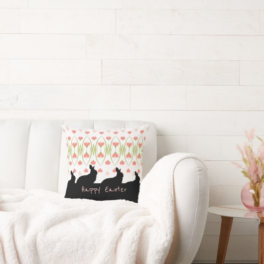 バニー・ラビットをテーマにしたデザイナー クッション (ソファ)