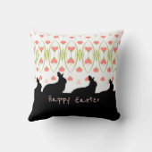 バニー・ラビットをテーマにしたデザイナー クッション (裏面)