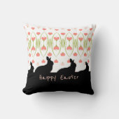 バニー・ラビットをテーマにしたデザイナー クッション (正面)