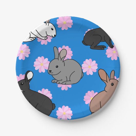 バニー・ラビット ペーパープレート (正面)