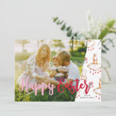 バニー・ラブ |イースターフォトコラージュカード シーズンカード (スタンド正面)