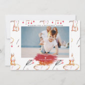 バニー・ラブ |イースターフォトコラージュカード シーズンカード (裏面)