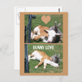 バニー・ラブ・カーフ ポストカード (正面/裏面)