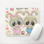 バニー・ラブ マウスパッド (マウス)