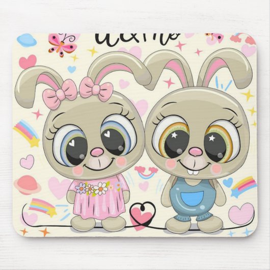 バニー・ラブ マウスパッド (正面)