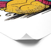 バニー レインボー 光沢ポスター ポスター (コーナー)