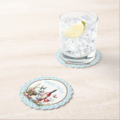 バニー&ワインウォーター色紙コースター ペーパーコースター (インサイチュ)