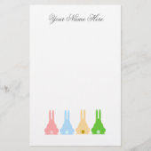 バニー 便箋 (正面)