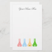 バニー 便箋 (正面/裏面)