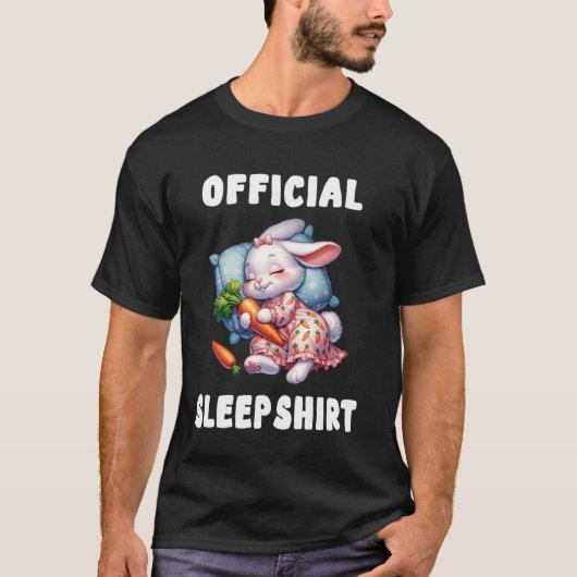 バニー – 公式スリープシャツPajamas Niggown Tシャツ (正面)
