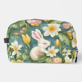 バニー、春の花、イースターエッグ。絵画の ドップキット (正面)